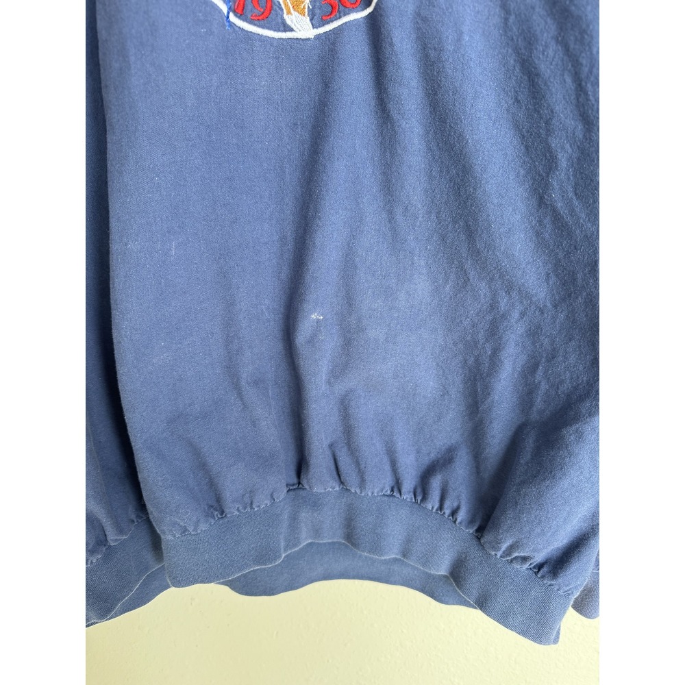 Peanut Butter & Jelly Vintage Ladies Classic 1930 Golf Sweatshirt XL Navy Blue - Picture 5 of 7